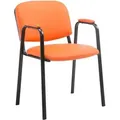 Produktbild: Besucherstuhl Ken Pro Kunstleder orange