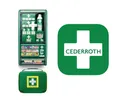 Produktbild: CEDERROTH Erste Hilfe Station B290 x H560 x T120 mm Inhalt gemäß DIN 13157-2021