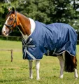 Produktbild: Horseware Amigo 1200D Original Turnout Lite 0g Decke wasserdicht Navy/Titanium Grey & Silver, Horseware Deckengröße:130 cm / 6´0