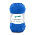 Produktbild: GRÜNDL WOLLE COTTON QUICK UNI ROYALBLAU 50 G 100G/5,98 EURO NEU