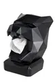 Produktbild: NEUSTEIN Panther Taschentuchbox Taschentuchspender Panther-Kopf schwarz Design Figur Taschentuchhalter für Küche, Bad, Esszimmer und Schlafzimmer 21 x 23 x 30cm stabil schwer