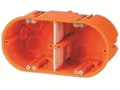 Produktbild: F-TRONIC Hohlwanddose, Ø 68mm, T 60mm, 2-fach,massiv, 10St. 7350062
