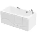 Produktbild: Home Deluxe Seniorenbadewanne, Weiß, Kunststoff, 153x64x76 cm, Badezimmer, Baden & Duschen, Badewannen