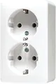 Produktbild: Jung Steckdose SCHUKO 6020KIAWW 2fach (6020KIAWW)
