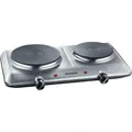 Produktbild: Severin Kochplatte DK 1014, Doppelkochplatte, 2500 Watt, silber