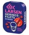 Produktbild: LARSEN Heringsfilets in pikanter Tomatensauce 110 g