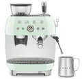 Produktbild: SMEG Espressomaschine Siebträger Kaffeemaschine Pastellgrün EGF03PGEU