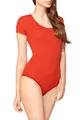 Produktbild: Mellice - Damen Kurzarm Body mit U-Neck - 320 (S, Rot)