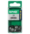 Produktbild: SPAX Abdeckkappe Spax Abdeckkappen schwarz zum stecken - 25 Stk.