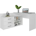 Produktbild: CDF Eckschreibtisch, Weiß, Holzwerkstoff, 120x76x50 cm, Arbeitszimmer, Schreibtische, Eckschreibtische
