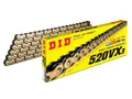 Produktbild: DID 520 VX3 Standard Motorrad Kette X-Ring Clipschloss gold/schwarz 112 Glieder
