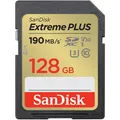 Produktbild: SANDISK Extreme Plus (128 GB, SDXC, U3, UHS-I) (SDSDXWA-128G-GNCIN)