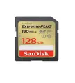 Produktbild: SANDISK CARDS EXTREME PLUS SDHC MEMORY CARD 190MB/S 90MB, SDSDXWA-128G-GNCIN