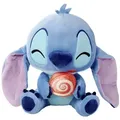 Produktbild: Disney Plüschfigur Stitch mit Lollipop 25 cm Blau