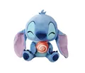 Produktbild: Simba Disney Stitch Kuscheltier mit Lollipop – Plüschfigur zum Knuddeln, mit Lutscher in der Hand, detailverliebtes Design, Stofftier für Fans und Kinder, blau, 25 cm, ab 0 Jahren