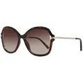 Produktbild: Guess Sonnenbrille Damen Brauner Schmetterling Farbverlauf GF0352 52F 54mm