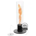 Produktbild: höfats Tischfeuer SPIN 900, 1200, 1500 (wärmender Tischkamin für Indoor und Outdoor, NEUES Modell mit verlängerter Brenndauer), innovative Brennertechnologie schwarz Ø 15 cm