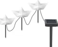 Produktbild: HI Gartenstecker 3 Papierboote Höhe 29cm LED warmweiß 2 Funktionen 285cm