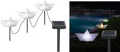 Produktbild: 3er LED Solar Gartenstecker Papierboot 285cm mit An-/Ausschalter Solarstecker