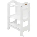 Produktbild: Joyz Lernturm, Weiß, Holz, 70x90x40 cm, Babymöbel, Hochstühle & Zubehör, Lerntürme