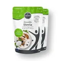 Produktbild: BORCHERS Streusüße Stevia 2x 75g, Stevia-Maltodextrin Mischung, 1:1 wie Zucker, kalorienarm & zuckerfrei, leicht löslich, Zuckerersatz, Zuckeralternative