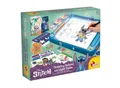 Produktbild: Lisciani 107582 - Disney Stitch - Zeichenschule mit Licht-Tisch zeichnen ausmalen Kreativset