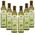 Produktbild: 6x 500ml Alnatura weißweinessig Condimento Biano mild frichtig 5,5% Säure Essig