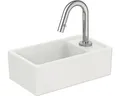 Produktbild: Ideal Standard Handwaschbecken i.life S 37 x 21 cm weiß chrom glänzend E2129AA