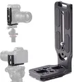Produktbild: Aitteel Quick Release L-Bracket Vertikale,L-Halterung mit Schnellwechselplatte 1/4 Zoll Schraube DSLR-Kamera L-Halterung Kompatibel mit Canon Nikon Sony DJI Osmo Ronin Zhiyun
