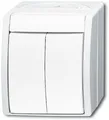 Produktbild: Busch-Jaeger 2601/5 W-54 Wippschalter Serien, Alpinweiß, Ocean IP44 (2CKA001085A1621)