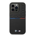 Produktbild: BMW iPhone 15 Pro Hülle Schwarz - Silikon Pattern Hardcase