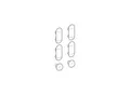 Produktbild: Geberit Puffer-Set Renova für WC-Deckel (598123000)