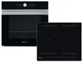 Produktbild: Bauknecht BAKO5PF17BLACK Set Backofen BIK5DP8FS2ES + Induktionskochfeld BB8760CAL