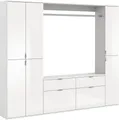 Produktbild: Home affaire Garderoben-Set TRONDHEIM, 5-teilig, Breite 212cm, individuell platzier- & erweiterbar, (Set, 4-St., bestehend aus: 2x Garderobenschrank & 3-tlgs. Zwischenbauelement), Garderobenschrank, Kleiderschrank, Schrankkombination, Garderobe