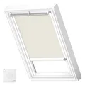 Produktbild: VELUX Original Solar-Verdunkelungsrollo für CK04, Hellbeige, weiße Führungsschiene