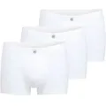 Produktbild: bugatti Boxershorts Livorno (3er Pack) weich, basic, eng, atmungsaktiv, breiter Bund, Baumwollmix, mit Logo weiß 6 (L)