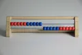 Produktbild: 20`er Rechenrahmen rot-blau, Abakus, student`s abacus, System 