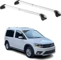 Produktbild: Dachträger Grundtäger für VW Caddy Alltrack 2015-2019 5 tür 100kg Alu Silber ABE