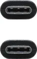 Produktbild: Nanocable USB 2.0, 1m, 1 m, USB C, USB C, USB 2.0, Männlich/Männlich, Schwarz
