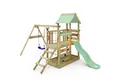 Produktbild: Wickey Spielturm TurboFlyer - Klettergerüst mit Rutsche & Schaukel für Kleinkinder, Garten-Spielhaus mit Integriertem Sandkasten & 10-Jahren Garantie*