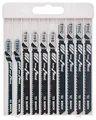 Produktbild: Bosch Professional 10tlg. Stichsägeblatt Set Basic for Wood (für Holz, Zubehör Stichsäge) Schwarz
