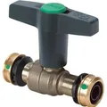 Produktbild: Viega Raxofix Easytop-Kugelhahn, Ventilkörper aus Siliziumbronze, 25 mm Raxofix-Druckanschluss, T-Gr (746636)