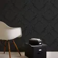 Produktbild: A.s. Creation Black & White 4 | 552631 | Vliestapete Barock | 0.53 M X 10.05 M | Schwarz