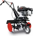 Produktbild: Scheppach Benzin Motorhacke MTP560 | 4 Takt Benzin Motor mit 3,7 PS | Arbeitsbreite 360-560mm | Arbeitstiefe 260mm | Hackmesser Ø 260mm | 24 Messer