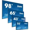 Produktbild: iiyama ProLite LH3260HS-B1AG, 80cm (31,5''), Full HD, USB, RS232, Ethernet, WLAN, Android, Kit (RS232), schwarz