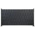 Produktbild: Floraworld PVC-Sichtschutzstreifen Holzoptik Anthrazit