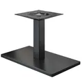 Produktbild: GGMMÖBEL Madrid | Tischgestell für Couchtisch | Tischbeine | Schwarz | Tischfüße | Bodenplatte: 40 x 70 cm | Säule: 8 cm | Gesamthöhe: 36 cm