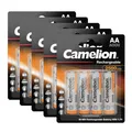 Produktbild: 5x CAMELION Akku Accu HR6 AA Mignon 2500mAh 1,2V inkl. Box 4er Blister