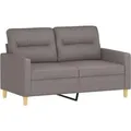 Produktbild: vidaXL 2-Sitzer-Sofa Taupe 120 cm Stoff 359234
