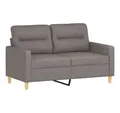 Produktbild: vidaXL Sofa, 2-Sitzer-Sofa Taupe 120 cm Stoff